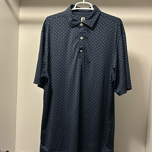 FootJoy Other - Footjoy golf polo. Size Large. Blue with white diamonds.